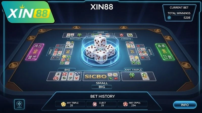 Mẹo thắng khi chơi Sicbo Xin88
